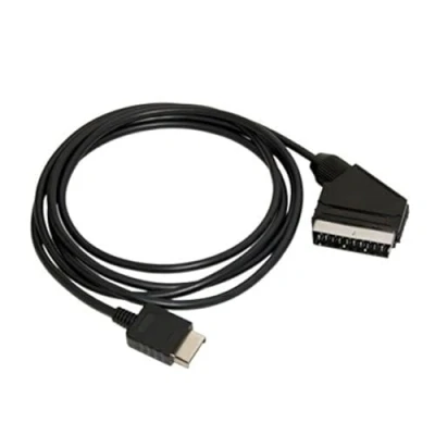 Imagen de OSTENT Cavo RGB Real TV Scart AV per Sony PS1 PS2 Console PS3 Slim PAL