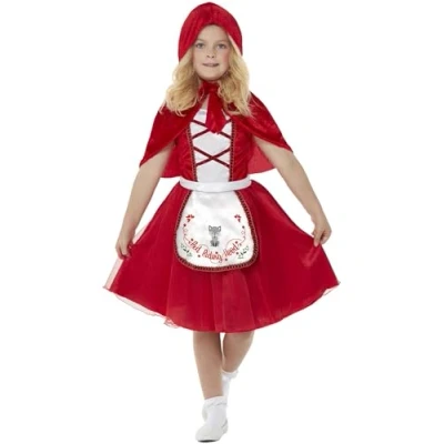Imagen de Smiffys Disfraz de Caperucita Roja, Rojo, Vestido y capa con capucha