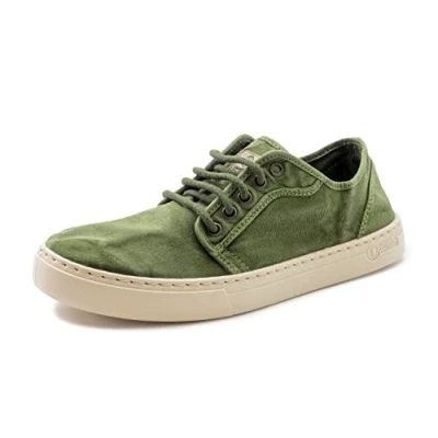 Imagen de Natural World Eco 6602E Hombre Zapatillas Calzado 100% EcoFriendly Hecho en España (Kaki, 43)