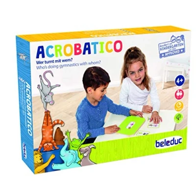 Imagen de Beleduc 22870, Acrobatico, Juego educativo para el hogar, Familiar desde jardín de infancia