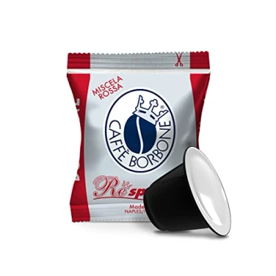 Imagen de 200 Capsule Cialde Caffe Borbone Compatibili Nespresso Respresso Miscela Rossa RED (2 confezioni da 100)