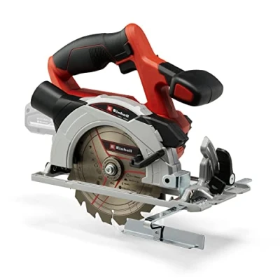 Imagen de Einhell Sierra circular inalámbrica TE CS 18/150 Li Solo Power X Change (iones de litio, 18V, profundidad corte y ángulo inclinación ajustables sin herramientas, LED, batería ni cargador)