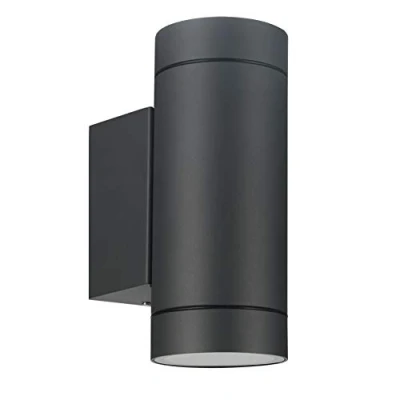 Imagen de LASIDE Aplique Pared Exterior, GU10 Antracita Aluminio Up Down Lámpara Lampara Exterior Pared, IP44 Impermeable Luz Iluminación para Balcón, Garaje, Terrazas, Patio, Jardin