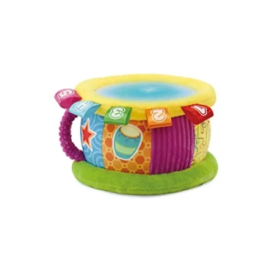 Imagen de VTech Tambor Luces mágicas Juguete para bebé +6 Meses Bilingüe español inglés Más de 100 Canciones, melodías, Frases y Sonidos Versión ESP Multicolor, Color, único (3480 612547)