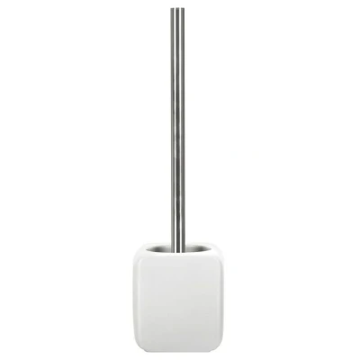 Imagen de Kleine Wolke 5066100856 Escobilla de Inodoro con Soporte, diseño Cubo, Color Blanco