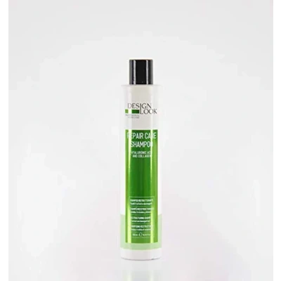 Imagen de DESIGN LOOK CHAMPU REESTRUCTURANTE Acido HIALURONICO Y COLAGENO Repair Care 300ML, Negro, Estandar