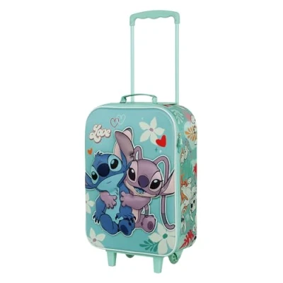 Imagen de Karactermania LILO AND Stitch LOVE SOFT 3D Trolley para niños, Talla: One Size, Turquesa