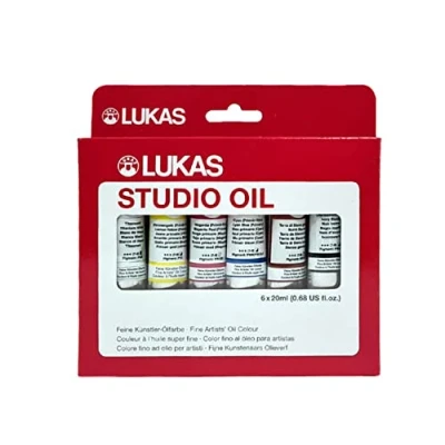 Imagen de LUKAS Studio, Colores al Óleo, Caja de Cartón, 20ml, 6 Surtidos