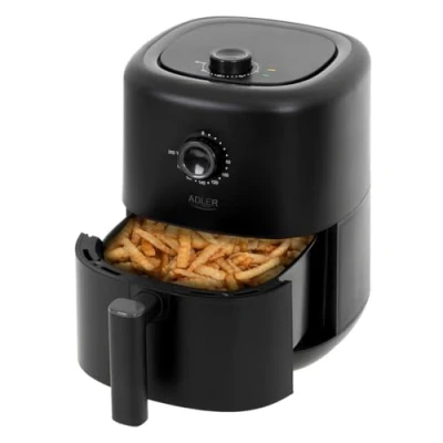 Imagen de ADLER AD6310 Freidora de Aire Caliente sin Aceite, 3 Litros, Airfryer, Regulador Temperatura 80 200ºC, Temporizador 30 minutos, 2200W