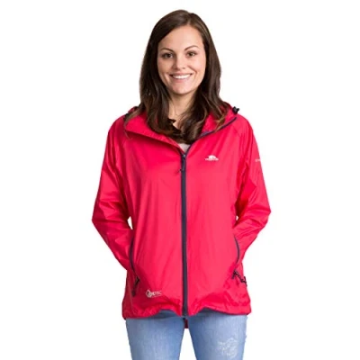 Imagen de Trespass Qikpac Chaqueta Impermeable Compact Pack Away, Mujer, Frambuesa, XXS