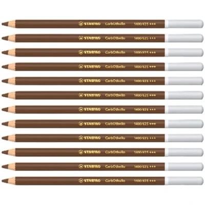 Imagen de Lápiz de Color tiza pastel STABILO CarbOthello Caja con 12 unidades bister