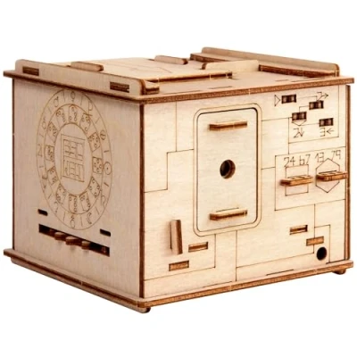 Imagen de ESC Welt Space Box Caja Rompecabezas de Madera con Compartimentos Ocultos para Adolescentes y Adultos Secreta Jugar en Familia Escape Room Fanáticos los