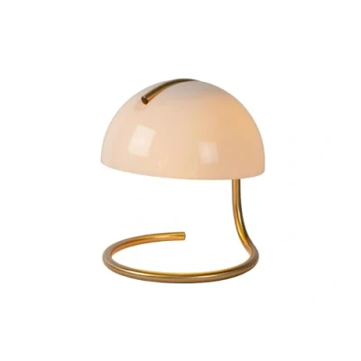 Imagen de Lucide CATO Tischlampe Ø 23,5 cm 1xE27 Weiß