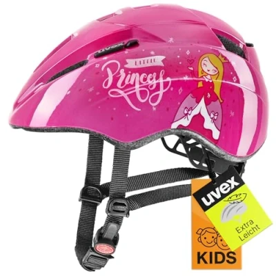 Imagen de uvex kid 2, casco infantil ligero, ajuste de talla individualizado, luz LED opcional, pink, 46 52 cm
