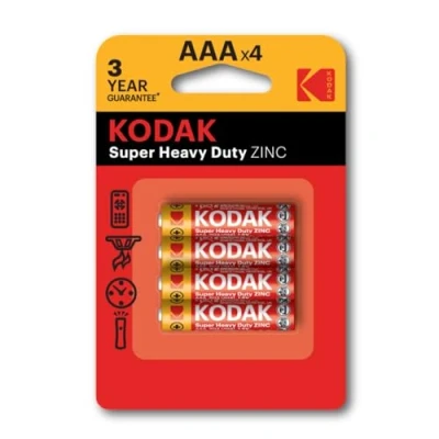 Imagen de KODAK 30953321, pilas R3 AAA, Pack 4