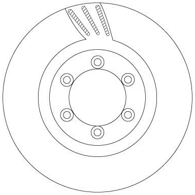 Imagen de TRW DF6881 Disco de freno 294 26 6 109 ventilado barnizado SSANGYONG: Rexton / 2