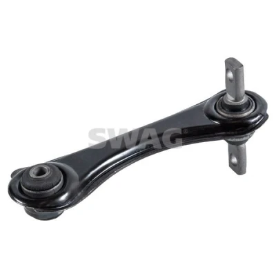 Imagen de SWAG 85 94 2167 Barra oscilante, suspensión de ruedas con apoyo Eje trasero, derecha, arriba Brazo oscilante transversal Acero