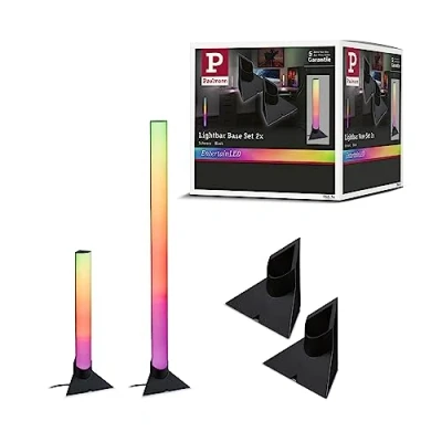 Imagen de Paulmann 78874 Accesorios EntertainLED Lightbar Soporte 132x67mm Negro Aluminio, De plástico LED, 88mm
