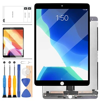 Imagen de para iPad Pro de 10,5 2017 A1701 A1709 Pantalla LCD Repuesto Montaje táctil, Panel Frontal la Tableta reparación +Herramientas +Protector (Negro)