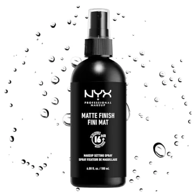Imagen de NYX Professional Makeup Spray fijador Setting Spray, Larga duración, Fórmula vegana, Acabado mate, Formato Maxi 180 ml