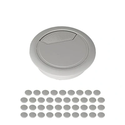 Imagen de M.PASCUAL Tapas PasaCables Ø60 mm Pack 20 Unidades (Gris)
