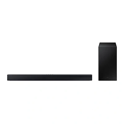 Imagen de Samsung Barra de Sonido HW C430/ZF Serie C, 3 Altavoces, subwoofer Incluido, Audio 2.1 Canales, Adaptive Sound Lite, Negro 2023