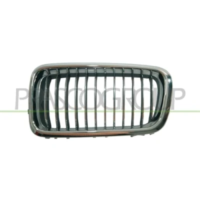 Imagen de BLIC 6502 07 0075995PP Parrilla Delante, izquierda cromo, negro BMW: 7