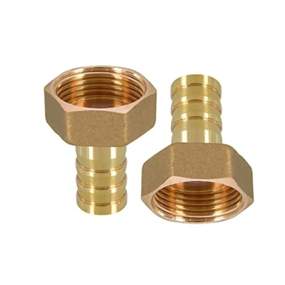 Imagen de Candeon 2 uds, 1 Pulgada, púa de Manguera latón, Accesorios jardín, Conector, Adaptador a Rosca Hembra NPT, sin Fugas(19mm)