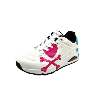 Imagen de Skechers UNO Crossing Hearts, Zapatillas Mujer, Blanco, 35 EU