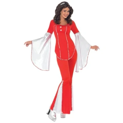 Imagen de Smiffys Disfraz de Super Trooper, rojo, con top y pantalones