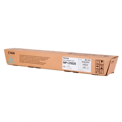 Imagen de Ricoh type MP C3502E toner cian (original)