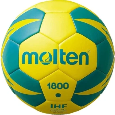 Imagen de MOLTEN Balon de Balonmano H2X1800 YG Entrenamiento, Color Amarillo y Verde