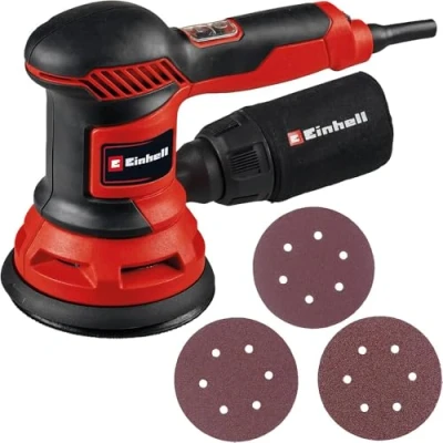 Imagen de Einhell Lijadora excéntrica TC RS 425 E (425 W, plato de lija Ø 125 mm, máx. número vibraciones 26000 min 1, círculo oscilante 2,5 incl. papel cada vez 1 P60, P80, P120)