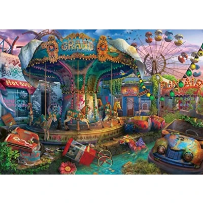 Imagen de Ravensburger Carnaval sombrío Lifestyle Places Abandoned Series Rompecabezas, Multicolor, 27 x 20 (16190)