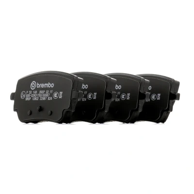 Imagen de BREMBO P 50 148 Juego de pastillas freno excl. contacto avisador desgaste con tornillos pinza freno, Chapa antichirridos accesorios