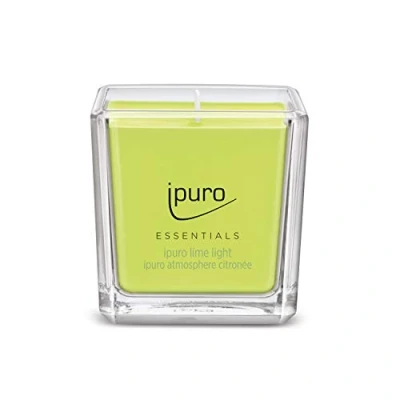 Imagen de ipuro ESSENTIALS Vela perfumada (125 ml), transparente