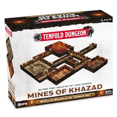 Imagen de Battlefront Miniatures Tenfold Dungeon Mines of Khazad Accesorio de Terreno 3D Inmersivo para rol y Juegos Mesa A Partir 14 Años