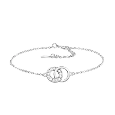 Imagen de SOFIA MILANI Pulsera para Mujeres en Plata de Ley 925 Colgante Círculo 30217