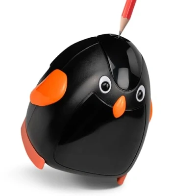 Imagen de Eagle Cartoon Sacapuntas eléctrico con pilas Penguin
