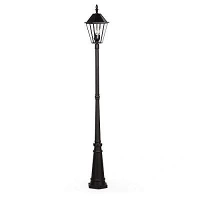 Imagen de LUTEC Farola solar London con bombillas LED retrofit