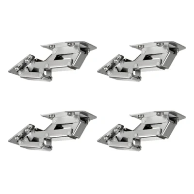 Imagen de GedoTec Bisagra de solapa caravana puerta muebles para incluido en Parada Acero niquelado Plegable peso 2,1 kg Calidad marca su Sala estar 4 Stück