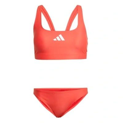 Imagen de adidas Performance 3STRIPES Vback SET Bikini, Mujer, Talla: 50, Semi lucid red white