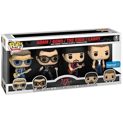 Imagen de Funko U2 Zoo TV Tour Bono, Larry, The Edge &amp; Adam, Paquete de 4 Pop! Vinilo