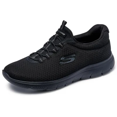 Imagen de Skechers Summits, Zapatillas de Deporte Mujer, Negro Black Mesh Trim, 35.5 EU