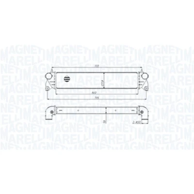 Imagen de MAGNETI MARELLI 351319205300 Intercooler