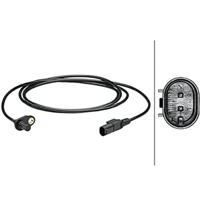 Imagen de HELLA 6PU 012 679 421 Sensor de ABS Eje trasero activo 2 1850 MERCEDES BENZ: Sprinter 3.5 T Furgón, Bus, 5 Furgón