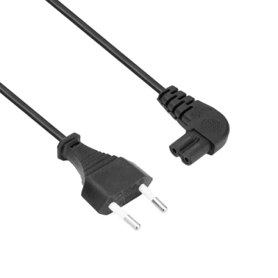 Imagen de Intronics 230v Connection Cable Euro Male C7 Female (angled Left/right)230v Left/right)