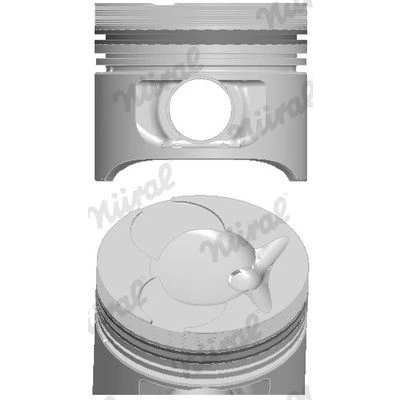 Imagen de NÜRAL 87 743107 10 Pistóns 89,5 con soporte segmento pistón MERCEDES BENZ: Clase G SUV, Vito Bus, Sprinter 2 T Bus