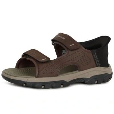 Imagen de Skechers Tresmen Sandalias, Hombre, Talla: 48.5, Chocolate Zapatos