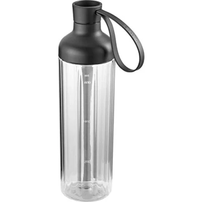Imagen de ZWILLING 2in1Botella para beber y recipiente mezclar, Incluye tapa, Capacidad: 600 ml, Transparente/negro